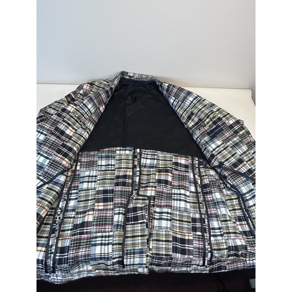 Grant Thomas XL Patchwork Madras Plaid Cotton Blazer Sport Coat Jacket Preppy - Picture 9 of 11